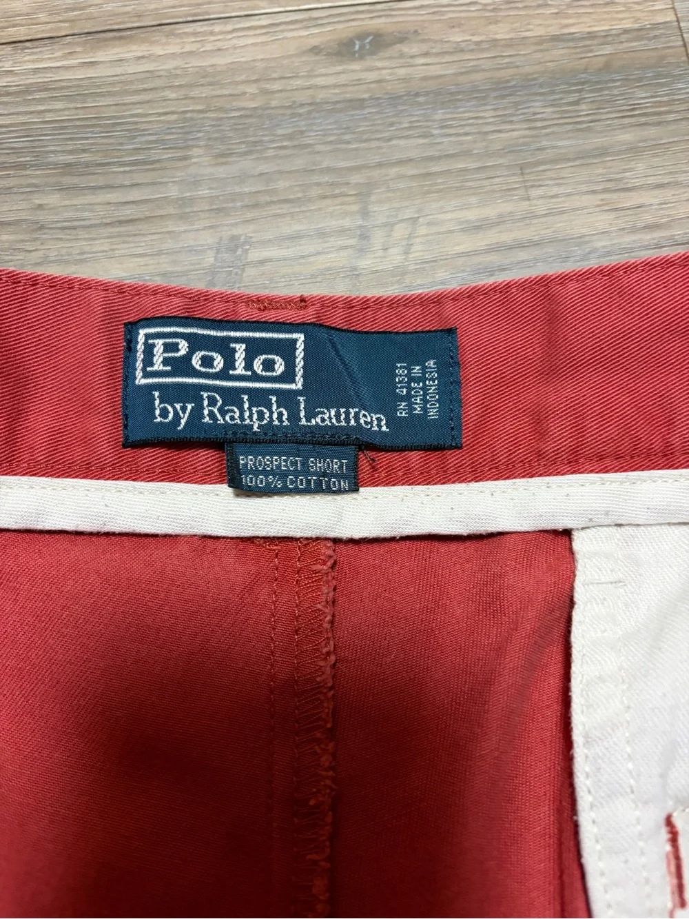 Polo Ralph Lauren Stretch Classic Fit Chino Shorts Red 30W 9”